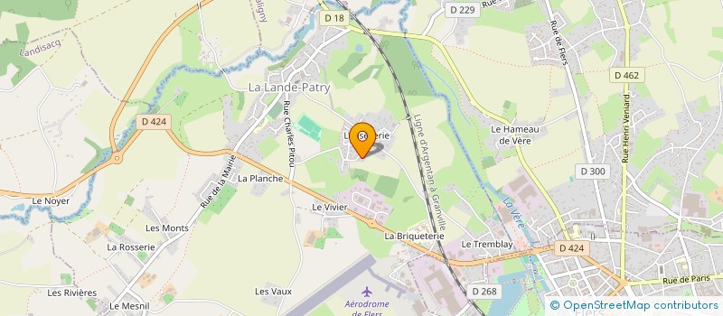 localisation de l'entreprise FLASH TRANSPORT  LA LANDE-PATRY