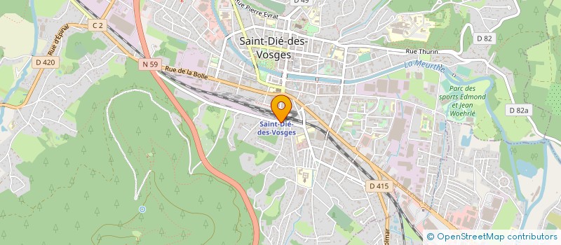 localisation de l'entreprise FLASH TRANSPORT à SAINT-DIE-DES-VOSGES