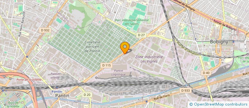 localisation de l'entreprise FLASH TRANSPORTS à BOBIGNY