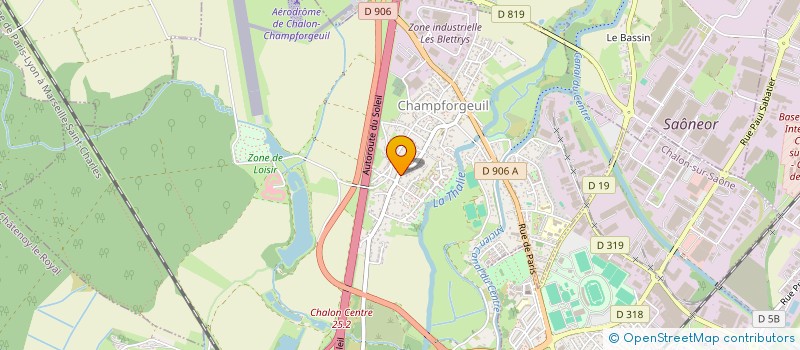 localisation de l'entreprise FLASH TRANSPORTS à CHAMPFORGEUIL
