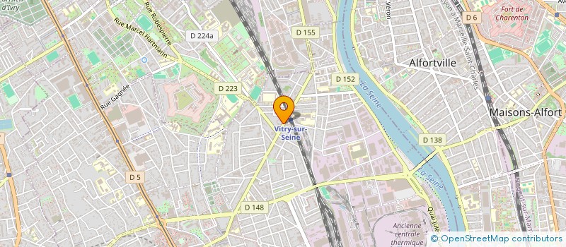 localisation de l'entreprise FLASH TRANSPORTS à VITRY-SUR-SEINE