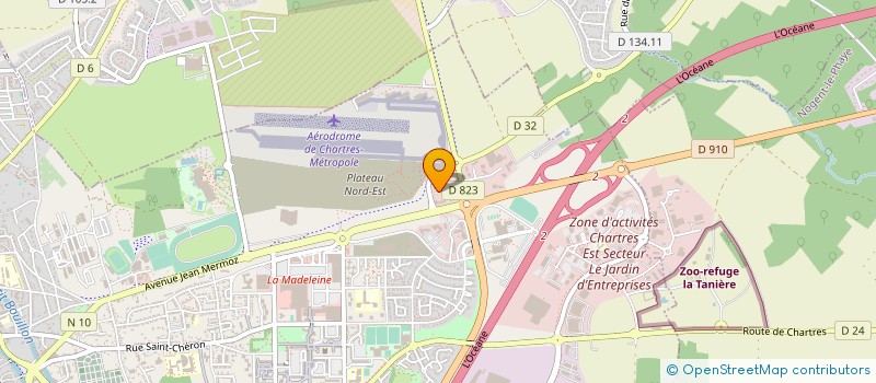 localisation de l'entreprise FLASH'TRAVAUX à CHARTRES