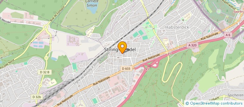 localisation de l'entreprise FLASH VENTE  STIRING-WENDEL