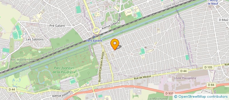 localisation de l'entreprise FLASH VTC à TREMBLAY-EN-FRANCE