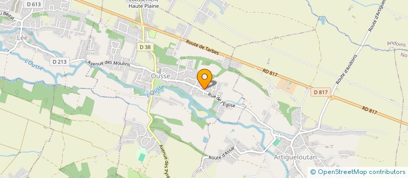 localisation de l'entreprise FLASH WORK SOLUTIONS  OUSSE