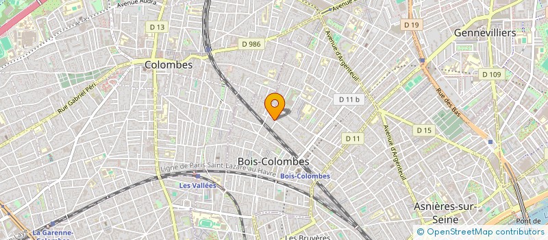 localisation de l'entreprise FLASHA à BOIS COLOMBES