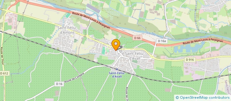 localisation de l'entreprise FLASHBELLINE  SAINT-FELIU-D'AVALL