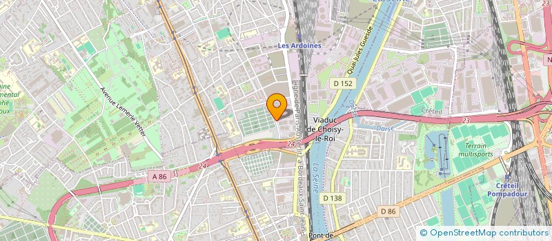 localisation de l'entreprise FLASHCONNECT  VITRY-SUR-SEINE