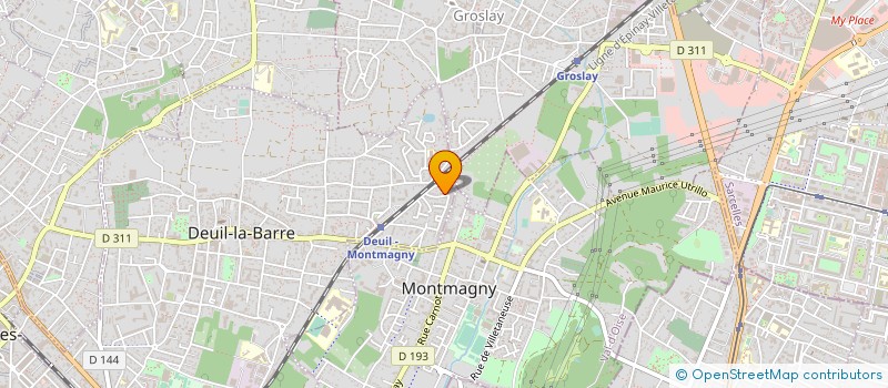 localisation de l'entreprise FLASHDIF à DEUIL-LA-BARRE