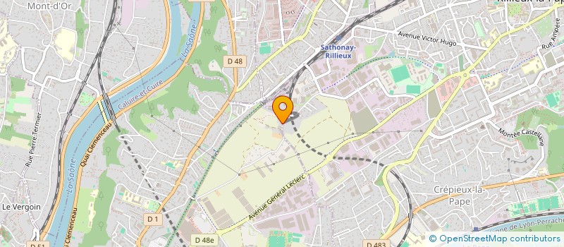 localisation de l'entreprise FLASHDRIVER  CALUIRE-ET-CUIRE