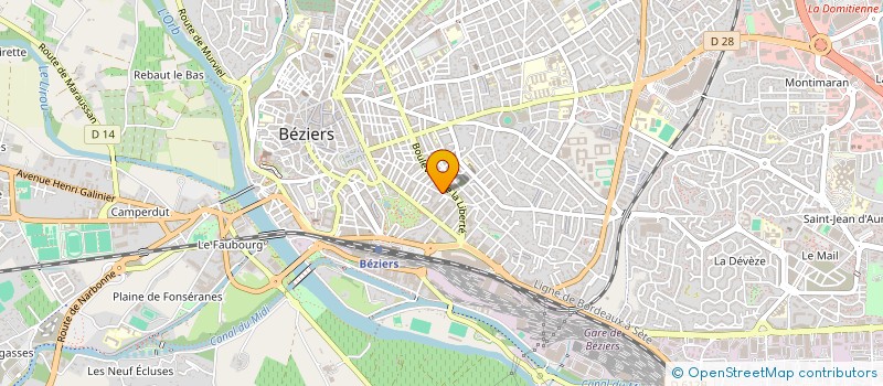 localisation de l'entreprise FLASHLY  BEZIERS