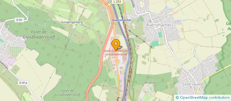 localisation de l'entreprise FLASHMETAL  GROSBLIEDERSTROFF