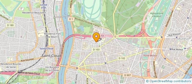 localisation de l'entreprise FLASHOMATIC SA  BOULOGNE-BILLANCOURT