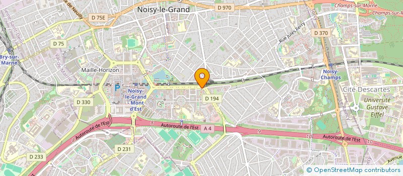 localisation de l'entreprise FLASHSERVICE à NOISY-LE-GRAND