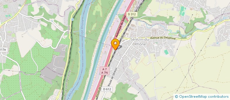 localisation de l'entreprise FLAT 69 à SEREZIN-DU-RHONE
