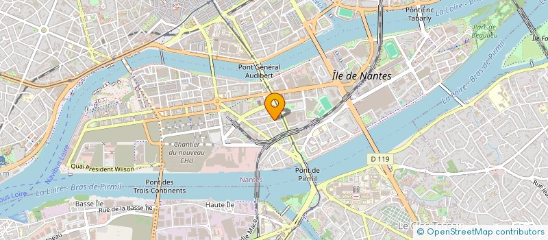 localisation de l'entreprise FLAT AND HOUSE HUMAIMBILIER  NANTES