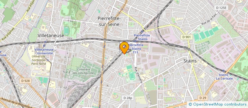 localisation de l'entreprise FLAT BAT à PIERREFITTE-SUR-SEINE