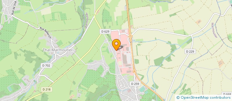 localisation de l'entreprise FLAT COLOR AUTOMOBILES  MARMOUTIER