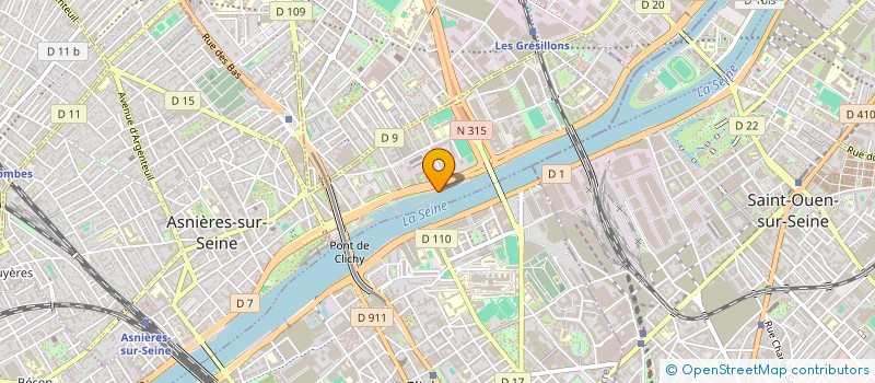 localisation de l'entreprise FLAT DB à ASNIERES-SUR-SEINE