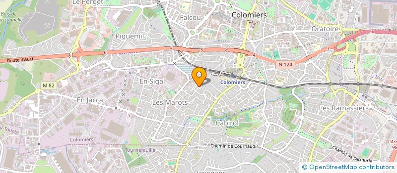 localisation de l'entreprise FLAT'FALGARDE à COLOMIERS