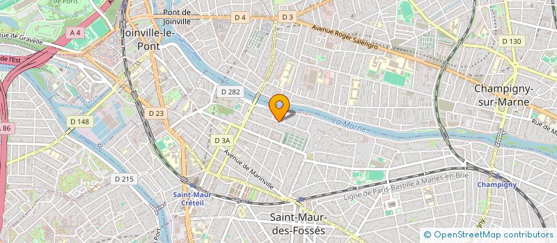 localisation de l'entreprise FLAT ONE à SAINT-MAUR-DES-FOSSES