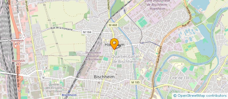 localisation de l'entreprise FLAT RACING  HNHEIM