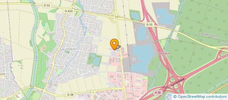 localisation de l'entreprise FLAT & RIDE  BISCHHEIM