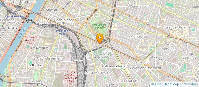 localisation de l'entreprise FLAT SIX à LYON