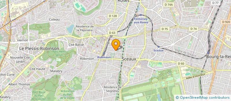 localisation de l'entreprise FLAT6 CLUB à SCEAUX