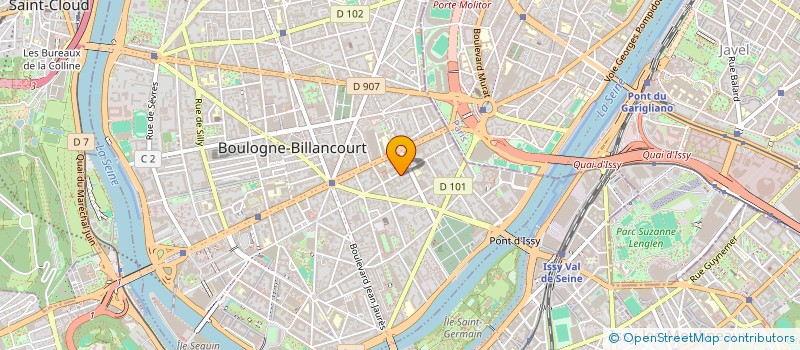 localisation de l'entreprise FLATCHR INTERNATIONAL à BOULOGNE-BILLANCOURT