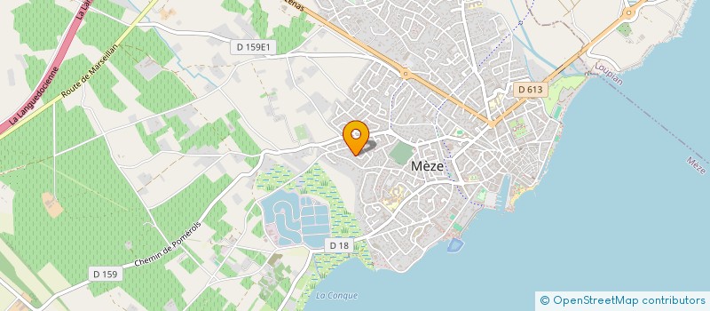 localisation de l'entreprise FLATITIA à MEZE