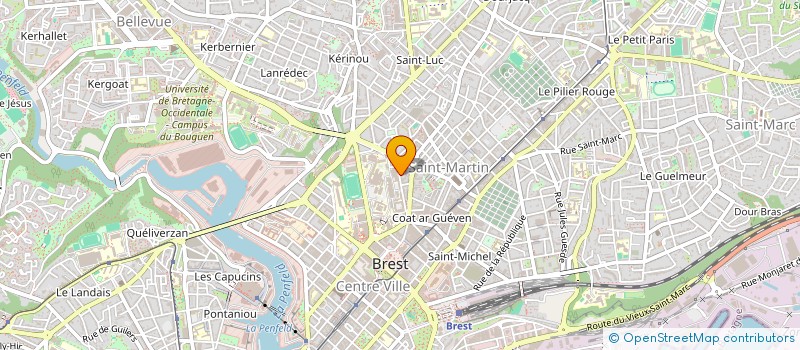 localisation de l'entreprise FLATRES / BODENES à BREST