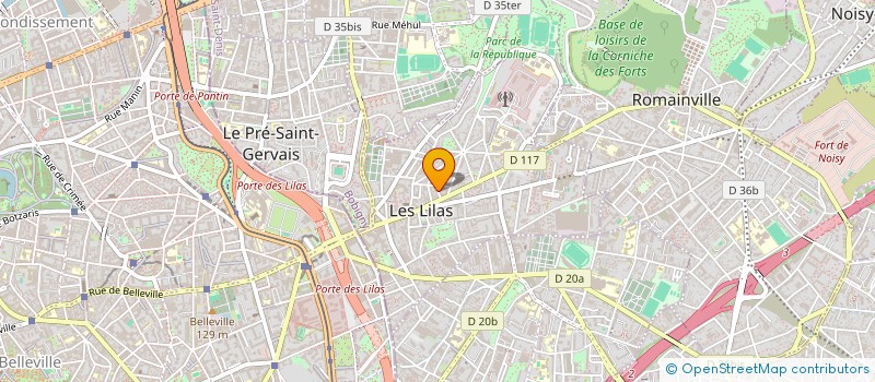 localisation de l'entreprise FLATS RENT à LES LILAS