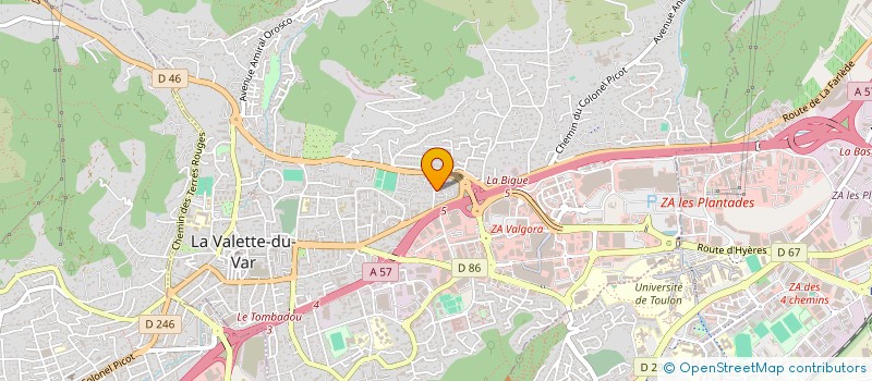 localisation de l'entreprise FLATTET à LA VALETTE-DU-VAR