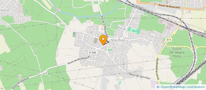 localisation de l'entreprise FLAU & CO  MANDUEL