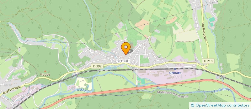 localisation de l'entreprise FLAU EVASION  URMATT