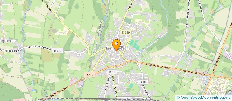 localisation de l'entreprise FLAUDELICES à LANNEMEZAN