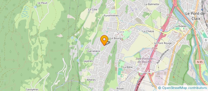 localisation de l'entreprise FLAUDS-RIDE  CLAIX