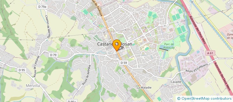 localisation de l'entreprise FLAUJAC CASTANET à CASTANET-TOLOSAN