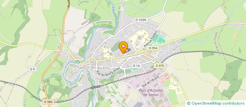 localisation de l'entreprise FLAUJAC SEMUR EN AUXOIS  SEMUR-EN-AUXOIS