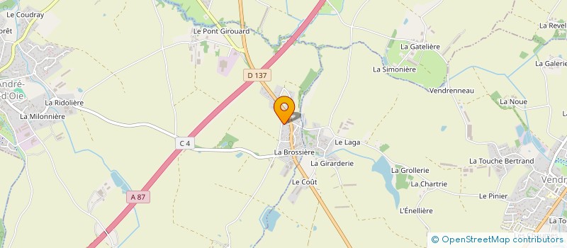 localisation de l'entreprise FLAUR-PLMAX  SAINT-ANDRE-GOULE-D'OIE