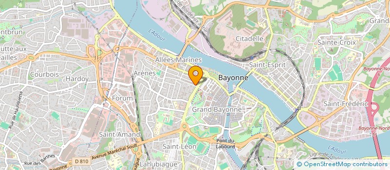 localisation de l'entreprise FLAURA à BAYONNE