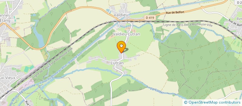 localisation de l'entreprise FLAURALEX  VALDIEU-LUTRAN