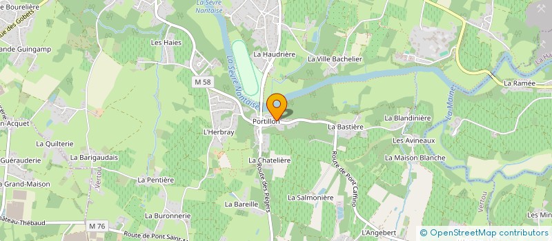 localisation de l'entreprise FLAURE BIO à VERTOU