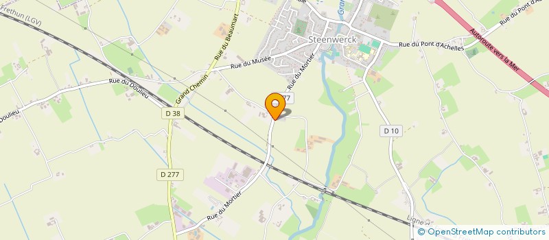 localisation de l'entreprise FLAUW SAS à STEENWERCK