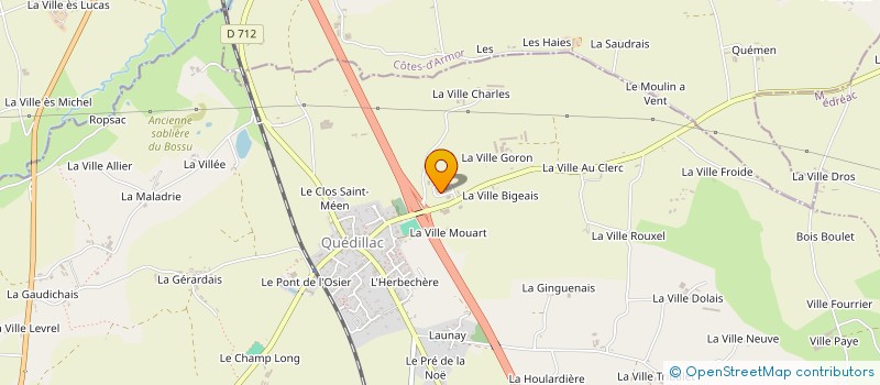 localisation de l'entreprise FLAV  SAINT-MEEN-LE-GRAND