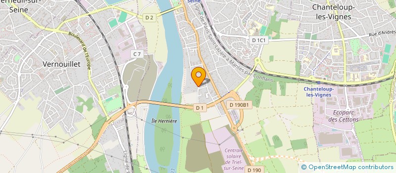 localisation de l'entreprise FLAV  TRIEL-SUR-SEINE