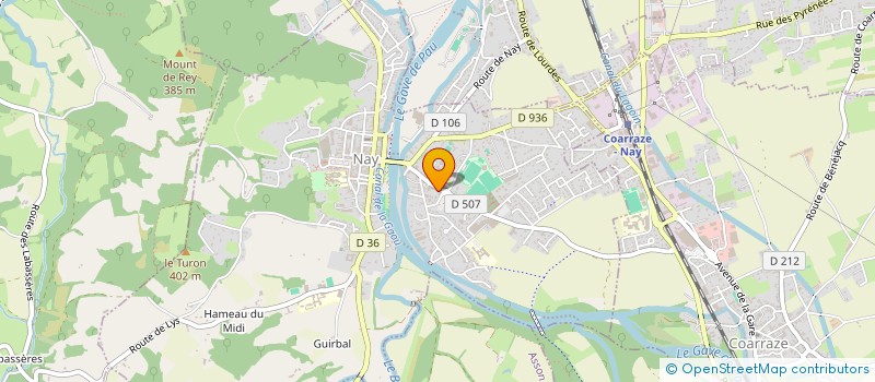 localisation de l'entreprise FLAVA NAY  NAY