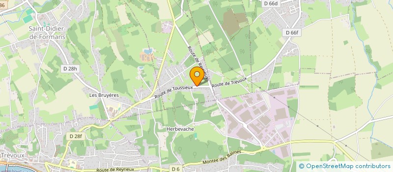 localisation de l'entreprise FLAVALEYSS  SAINTE-EUPHEMIE