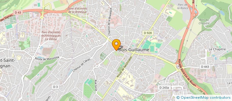 localisation de l'entreprise FLAVEUR à BOIS-GUILLAUME